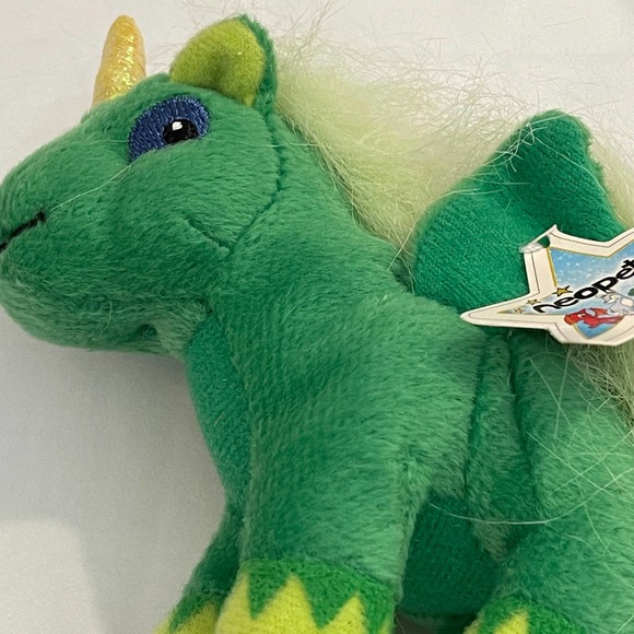 McDonald's 2004 NeoPets Green Uni Plush 4" Toy (Pre-owned) - Picture 2 of 4